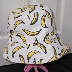 Banana Bucket Hat.  Adult